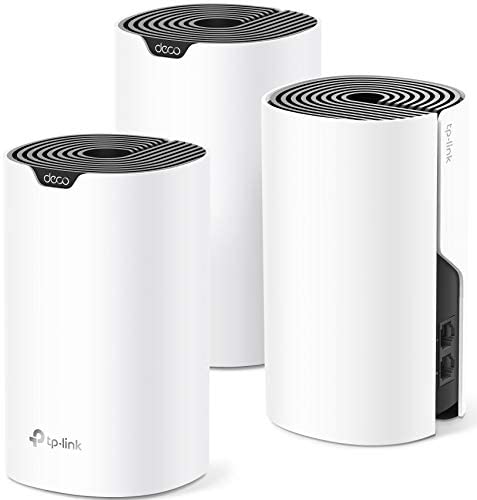 TP-Link Deco Mesh WiFi System (Deco S4) – Up to 5,500 Sq.ft. Coverage, WiFi Router and Extender Replacement, Gigabit Ports, Seamless Roaming, Parental Controls, Works with Alexa, 3-Pack