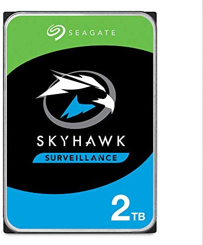 Seagate Skyhawk 2TB Surveillance Internal Hard Drive HDD – 3.5 Inch SATA 6Gb/s 64MB Cache for DVR NVR Security Camera System with Drive Health Management – Frustration Free Packaging (ST2000VX008)