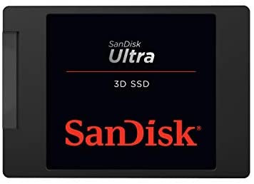 SanDisk – SDSSDH3-1T00-G25 Ultra 3D NAND 1TB Internal SSD – SATA III 6 Gb/s, 2.5″/7mm, Up to 560 MB/s – SDSSDH3-1T00-G25 Black