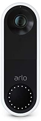 Arlo (AVD1001) Video Doorbell | HD Video Quality, 2-Way Audio, Package Detection | Motion Detection and Alerts | Built-in Siren | Night Vision | Easy Installation (Existing Doorbell Wiring Required)