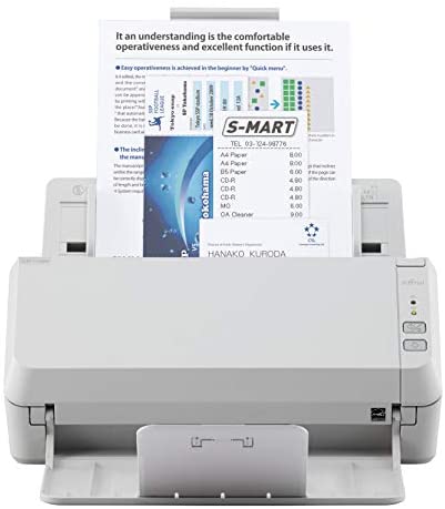 Fujitsu SP-1130N Duplex Document Image Scanner, White