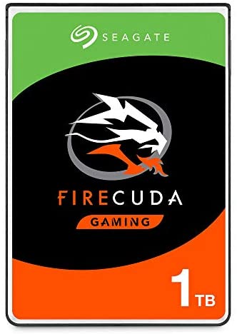 Seagate FireCuda 1TB Solid State Hybrid Drive Performance SSHD – 2.5 Inch SATA 6GB/s Flash Accelerated for Gaming PC Laptop – Frustration Free Packaging (ST1000LX015)