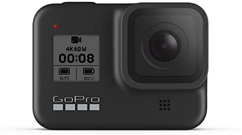 GoPro HERO8 Black – Waterproof Action Camera with Touch Screen 4K Ultra HD Video 12MP Photos 1080p Live Streaming Stabilization