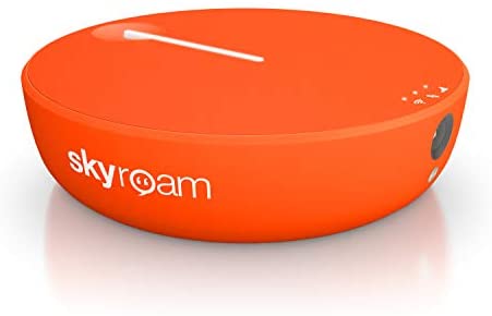 Skyroam Solis X Smartspot | 4G LTE WiFi Mobile Hotspot and Power Bank | Global Coverage | Up to 10 Connected Devices | Built in VPN | Remote Camera | vSIM Technology, No SIM Card Needed | Make a WLAN