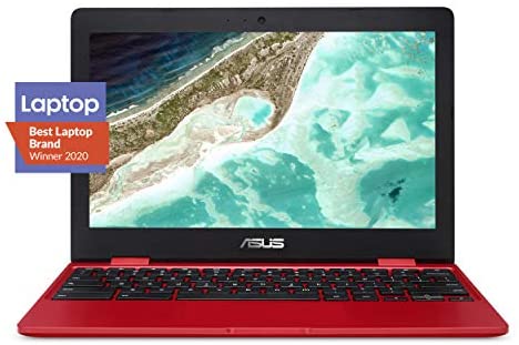 Asus Chromebook C223 Laptop- 11.6″, Intel Dual-Core Celeron N3350 Processor (Up to 2.4GHz) 4GB RAM, 32GB eMMC Storage- C223NA-DH02-RD Red