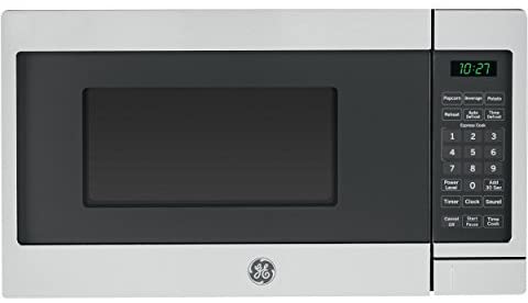 GE JES1072SHSS 0.7 Cu. Ft. Capacity Countertop Microwave Oven with Auto and Time Defrost, in Stainless Steel