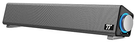 Sound Bar, TaoTronics Wired Computer Speakers Portable Soundbar, Stereo USB Powered Mini Sound Bar Speaker for PC Cellphone Tablets Desktop Laptop (Renewed)