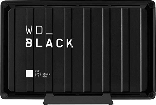 WD_Black 8TB D10 Game Drive 7200rpm with Active Cooling to Store Your Massive Game Collection