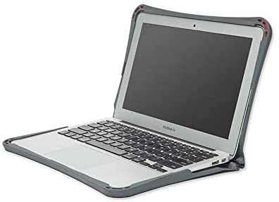 Brenthaven Edge Case Designed for Apple MacBook Air 13 2017 Inch for K-12 Students, Teachers and Kids – Gray, Durable, Rugged Protection from Impact and Compression