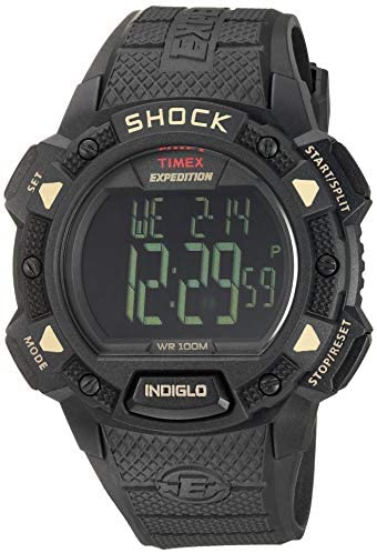 Timex Men’s Expedition Digital Shock CAT Resin Strap Watch