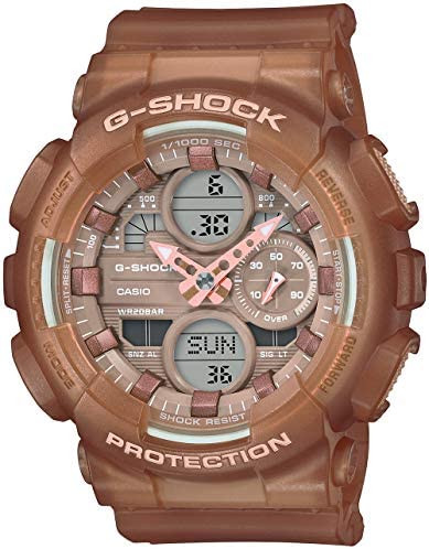 Casio G-Shock S-Series Dark Brown Analog-Digital Womens Sports Watch GMAS140NC-5A2