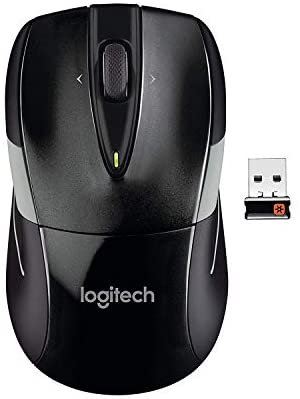 Logitech Wireless Mouse M525 – Black/Grey (Renewed)