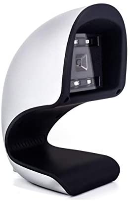 Handsfree 2D 1D Barcode Scanner, Alacrity Omnidirectional Desktop Bar Code Reader with USB Cable, Capture Barcodes from Mobile Phone Screen