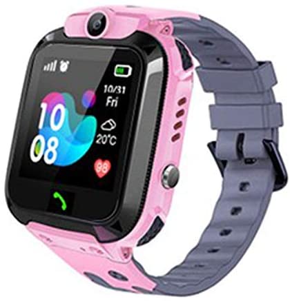 Kids Smart Watch – IP67 Waterproof GPS Tracker Smartwatches Child Wrist Digital Watch Phone SOS Alarm Clock Camera Game Phone Watch for Children Age 3-12 Boys Girls with iOS Android Gifts