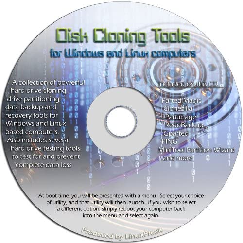 Disk Drive Cloning Tools on CD – Hard Drive Backup and Imaging Tools for the PC
