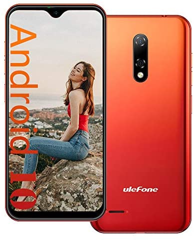 Ulefone Note 8 (2021) 3G Unlocked Cell Phone, Android 10 Quad-core 2GB+16GB Expansion 128GB, 5.5 Inch Waterdrop Screen, 5MP+2MP+2MP Camera, Dual SIM 2700mAh Battery Unlocked mobile phone, GPS, Face ID
